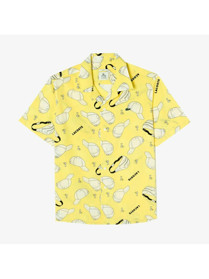 100 安い カジュアルシャツ Fashion Sale 30 Off アーバングラフィックデザインショートスリーブオープンネックシャツ Rakuten Lacoste 長袖シャツ Rba E 送料無料 シャツ ブラウス ラコステ Eastgategroup Ge