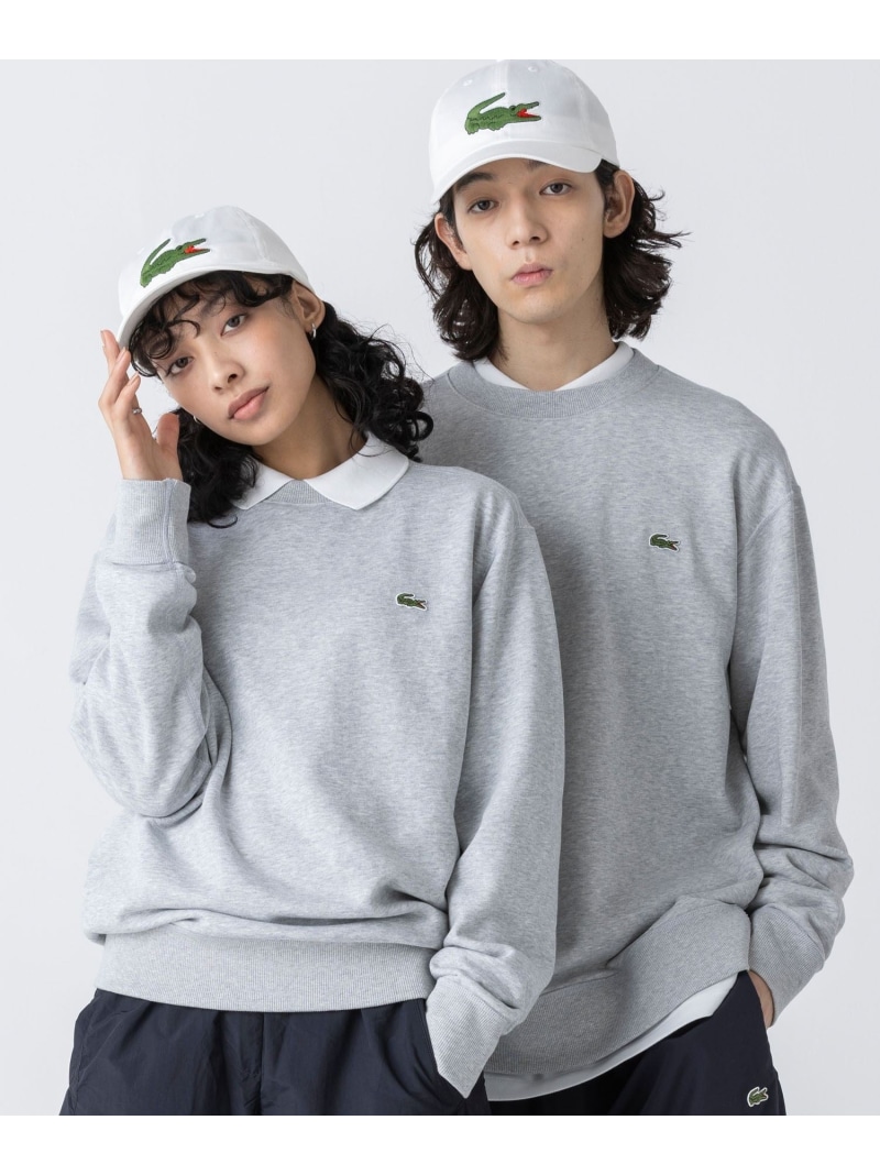 Lacoste コットンブレンドネックロゴスウェット 楽天市場】【SALE／30%OFF】コットンブレンドロゴネックスウェット