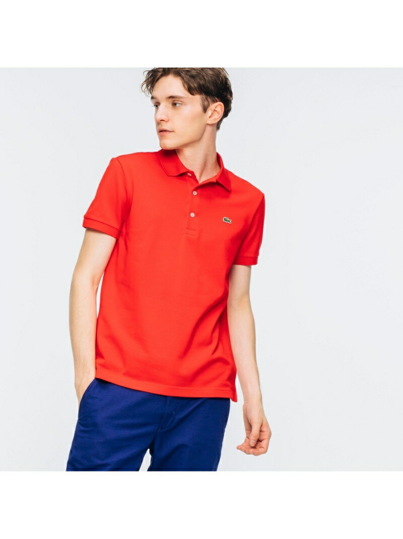 楽天市場】【SALE／30%OFF】ストライプリブポロシャツ (半袖) LACOSTE