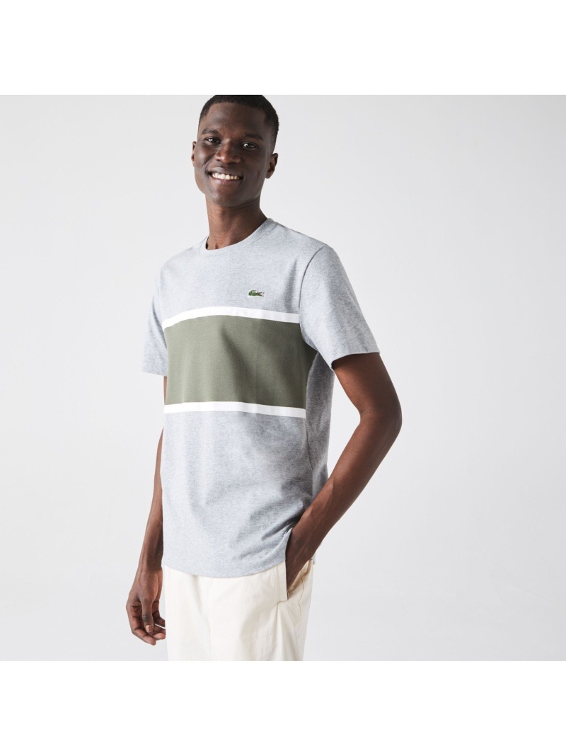 新着商品 フロント鹿の子切り替えクルーネックtシャツ Lacoste ラコステ カットソー Tシャツ グレー ホワイト Rakuten Fashion Lacoste ラコステ 超特価激安 Www Habs Edu Kw