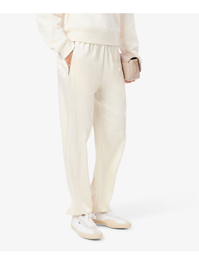 【SALE／40%OFF】シルキーフェイストラックパンツ LACOSTE ラコステ ズボン下 ジャージ・スウェットパンツ 白いこと【RBA_E】【貨物輸送無料】[ Fashion]