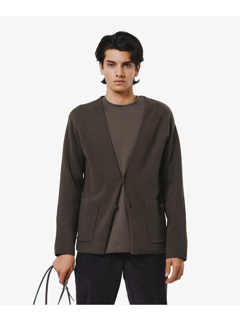 楽天市場】ラコステ オーガニックコットン Vネック カーディガン