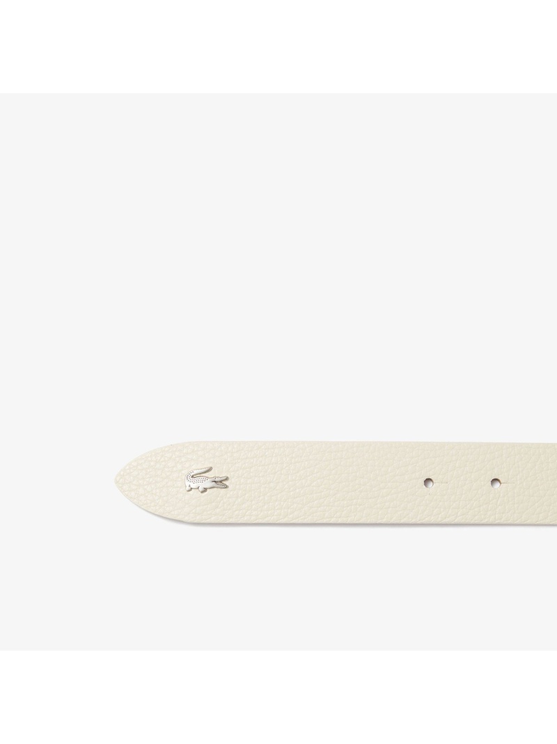 銀灰色丸型バックル三尺 Lacoste ラコステ ファッショングッズ ベルト 緋 送料無料 Rakuten Fashion Daemlu Cl