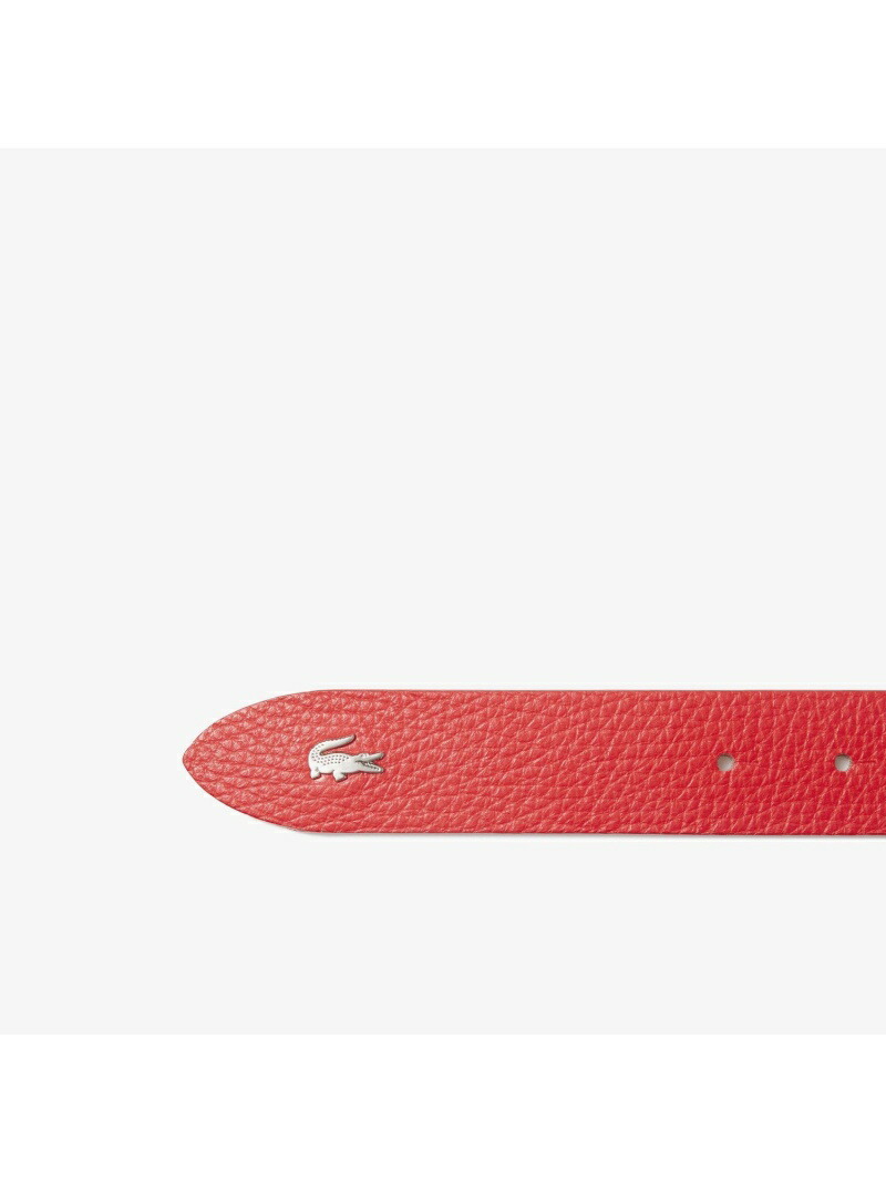 銀灰色丸型バックル三尺 Lacoste ラコステ ファッショングッズ ベルト 緋 送料無料 Rakuten Fashion Daemlu Cl