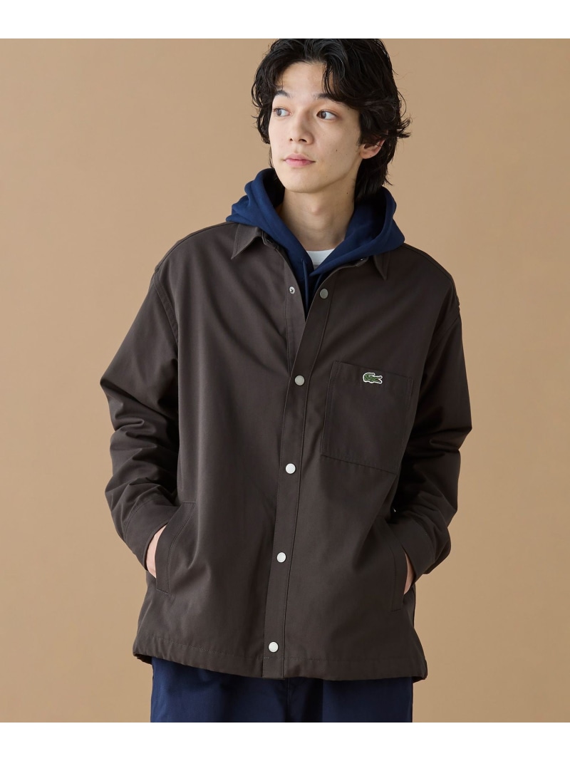 【SALE／30%OFF】防風 撥水 裾ドロストコード プルオーバー上衣 LACOSTE ラコステ トップス プルオーバー・トップ 黒いこと 青色 カーキ緑であること【RBA_E】【貨物輸送無料】[ Fashion]