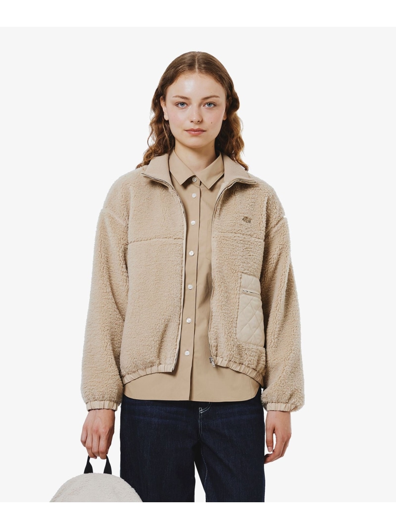 楽天市場】ラコステ LACOSTE ベーシックシェルパフリースジャケット