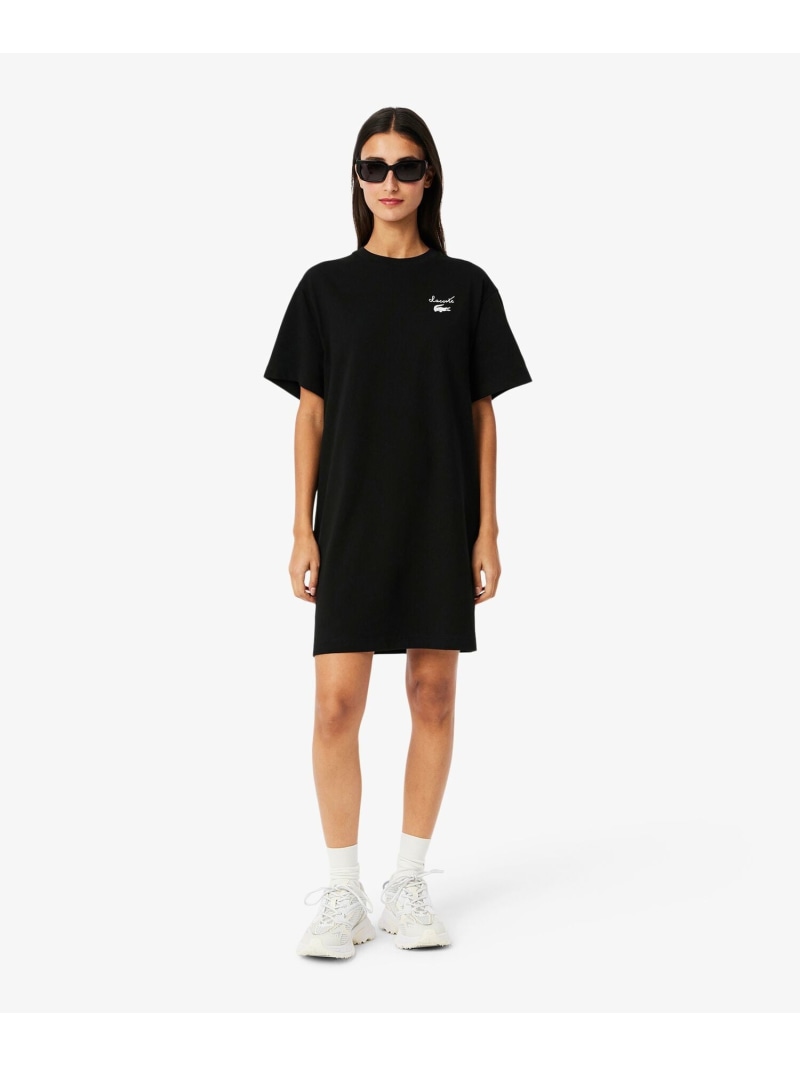 【SALE／50%OFF】大層らしい大いさティーシャツ御召しもの / 衣裳 LACOSTE ラコステ 衣裳・御召しもの 衣裳 緑であること 白いこと 黒いこと【RBA_E】【貨物輸送無料】[ Fashion]