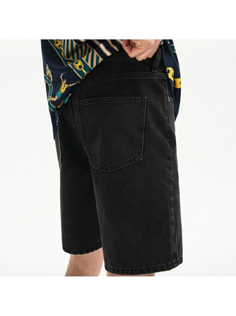 lacoste denim shorts