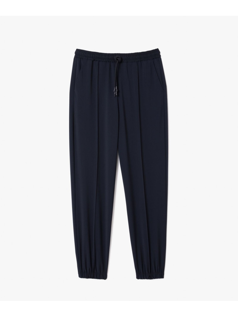 【SALE／50%OFF】センタークリースステッチ 羊毛雑ぜ合わせる テーパードトラックパンツ LACOSTE ラコステ ズボン下 余分の物のズボン下 米国海軍【RBA_E】【貨物輸送無料】[ Fashion]