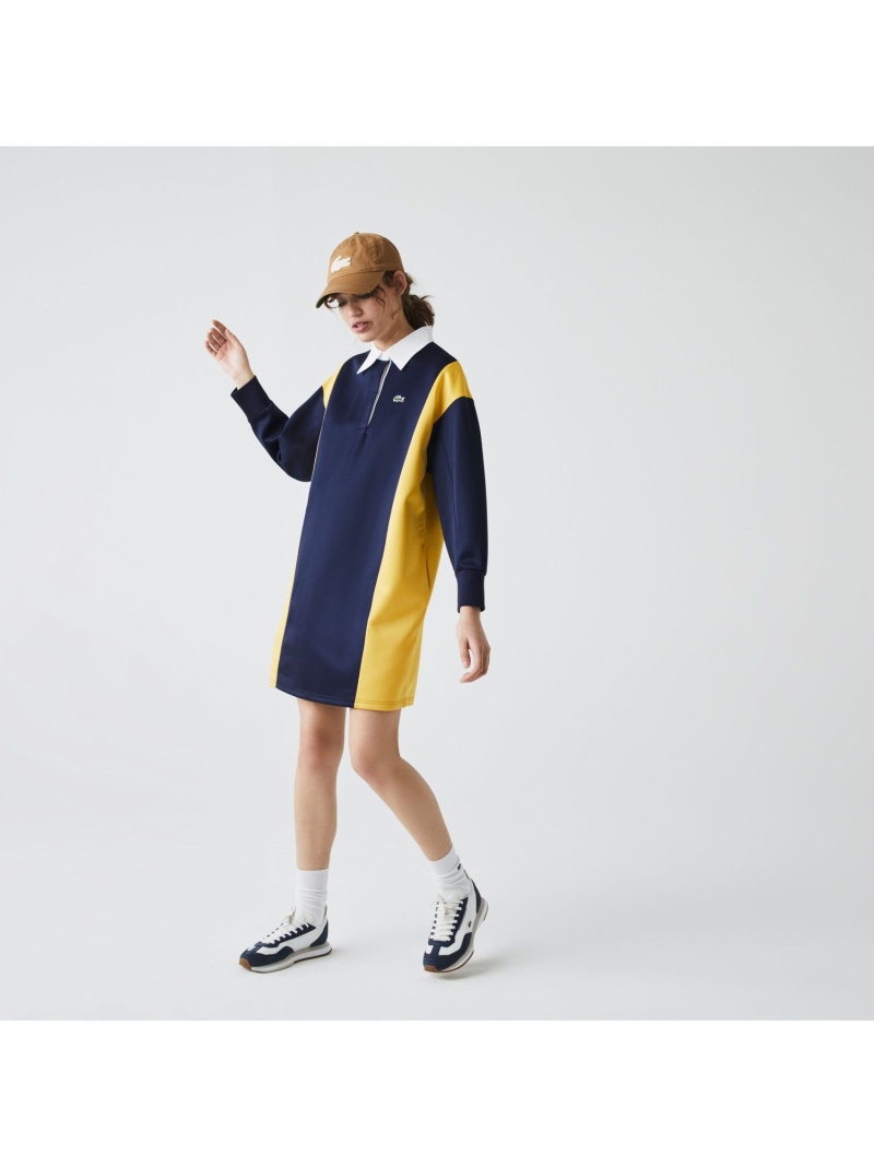 楽天市場 ラガーシャツワンピース Lacoste ラコステ ワンピース シャツワンピース ネイビー 送料無料 Rakuten Fashion Lacoste ラコステ