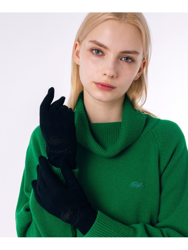 ラコステ羊革グローブ24cm ラコステ羊革グローブ24cm LACOSTE｜モノグラムキルティング