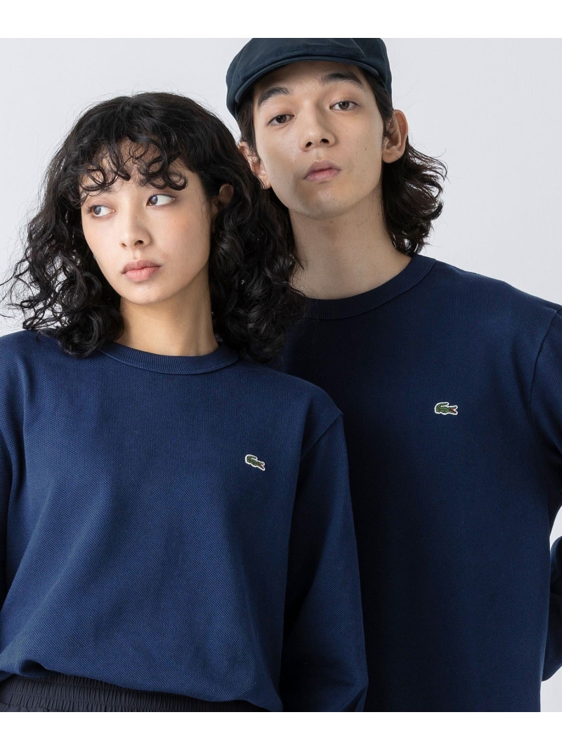 古典派音楽相応う ビッグピケ ロング衣袂ティーシャツ LACOSTE ラコステ トップス カットソー・ティーシャツ 緑であること 米国海軍 薄墨色 黒いこと 白いこと カーキ緑であること【貨物輸送無料】[ Fashion]