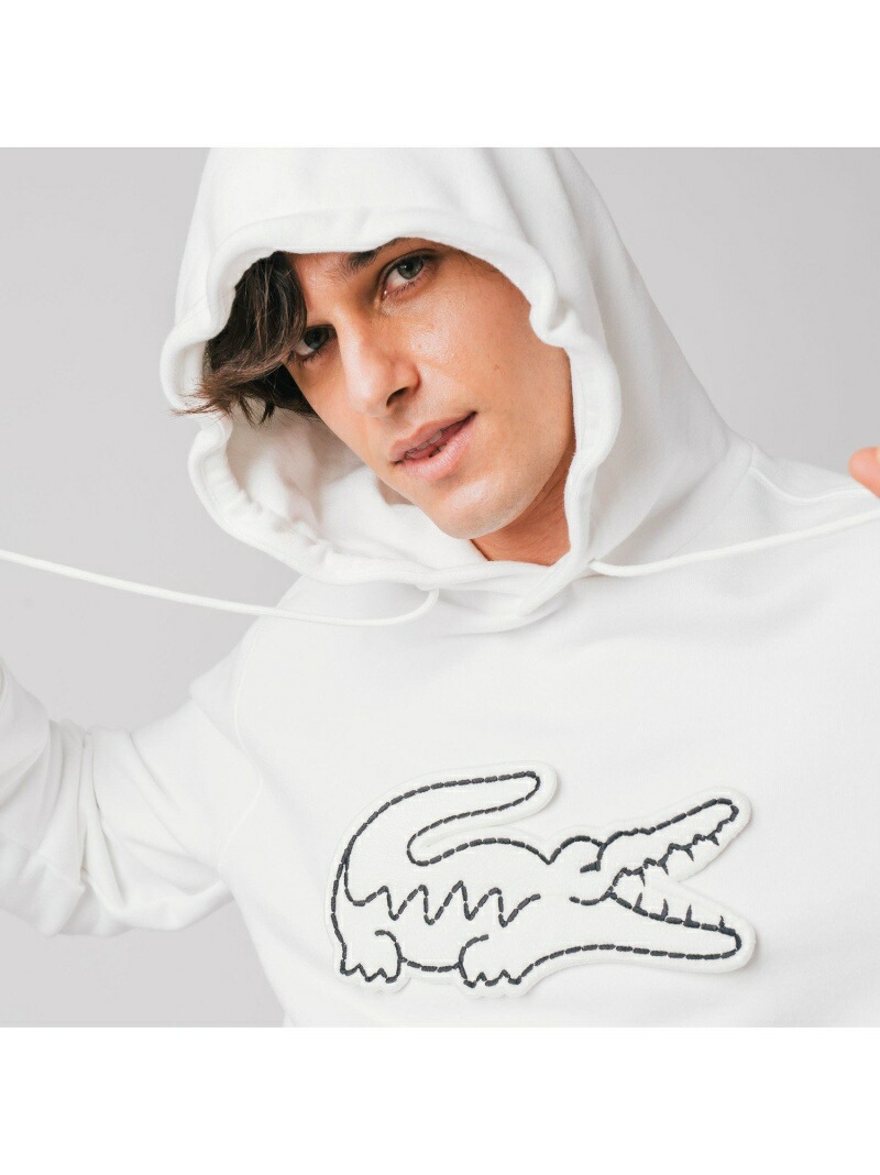 ビッグクロックエンブレムスウェットパーカ LACOSTE ラコステ トップス
