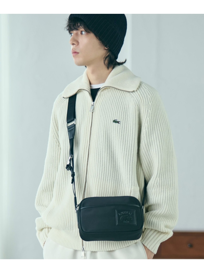 LACOSTE ラコステ　ショルダーバッグ 楽天市場】ラコステ オシアン レザー レポーター バッグ LACOSTE