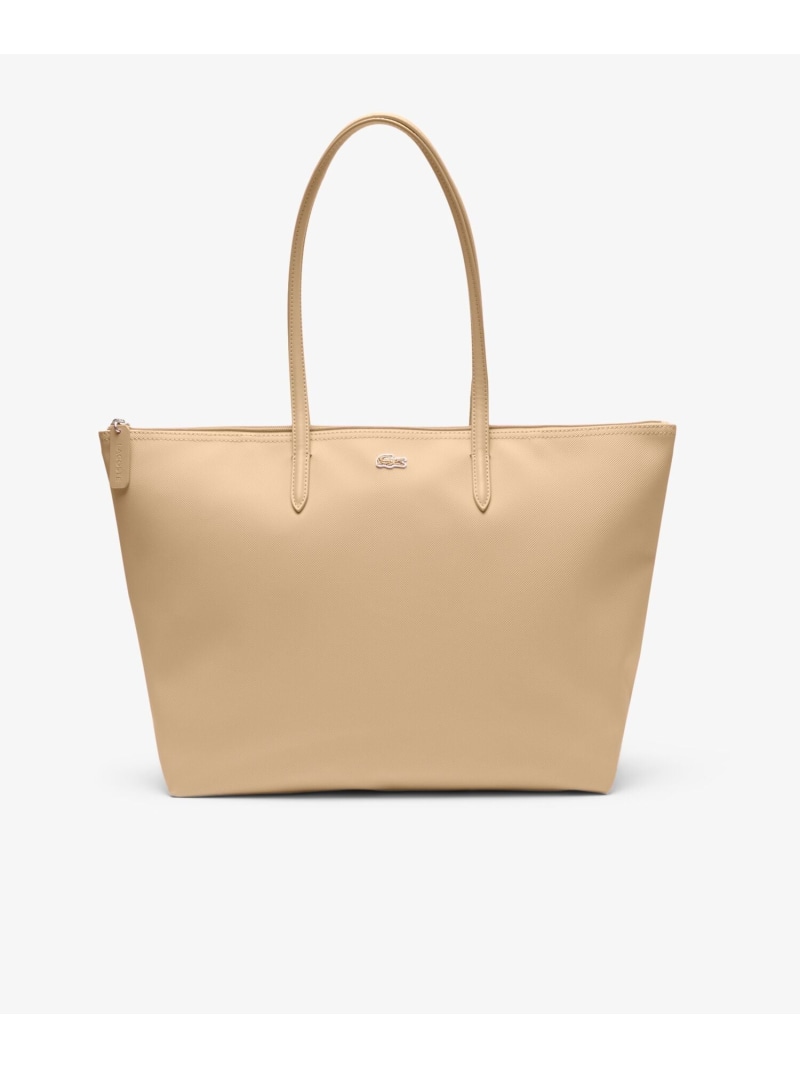 L.12.12 プチピケ ラージ トートバッグ LACOSTE ラコステ バッグ トートバッグ ブラック ネイビー ベージュ オレンジ ピンク ブルー ホワイト レッド パープル【送料無料】[ Fashion]｜LACOSTE／ラコステ