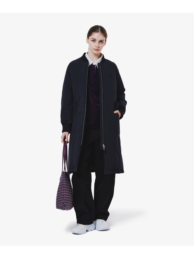 【SALE／30%OFF】MA-1ダウンコート LACOSTE ラコステ ジャケット・アウター ダウンジャケット・ダウンベスト ブラック【RBA_E】【送料無料】[ Fashion]