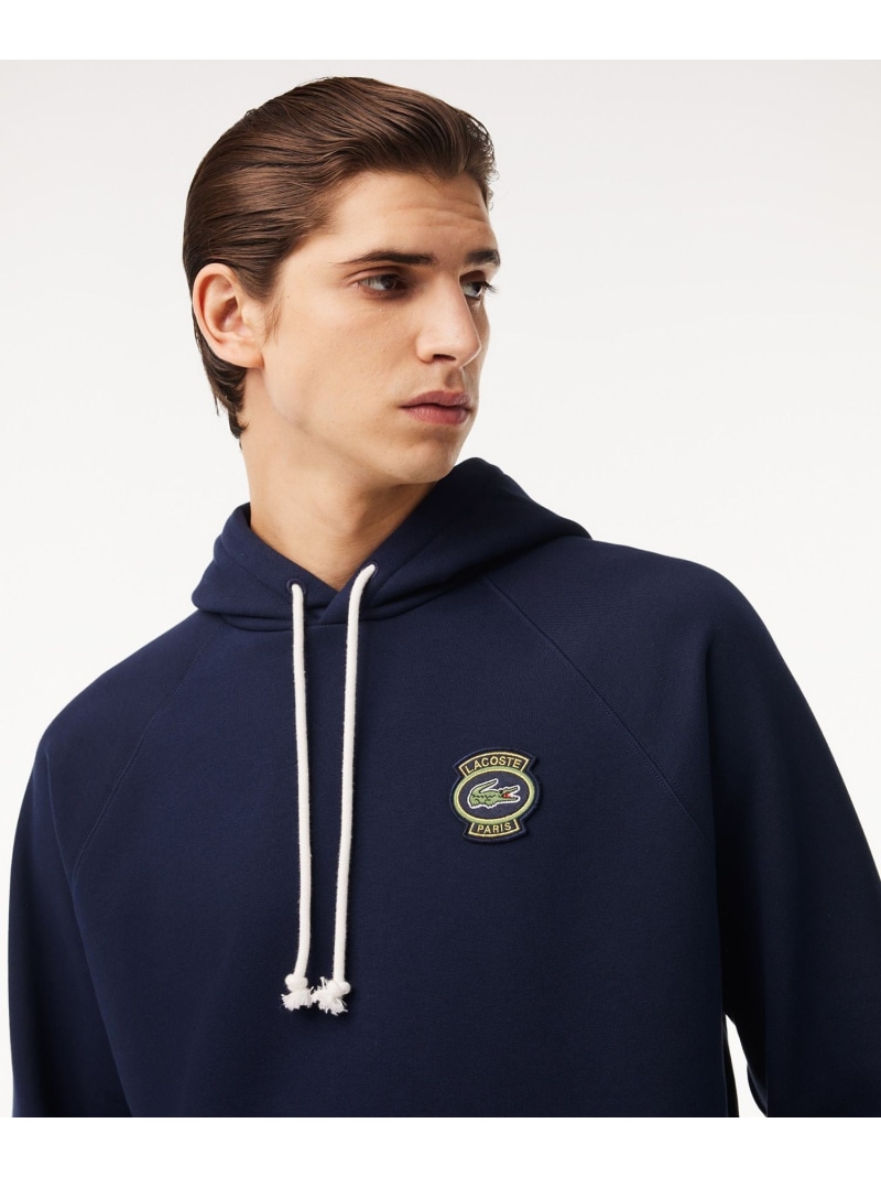 『LACOSTE』ラコステ (48) バックプリント モノグラムジャケット ラコステ LACOSTE モノグラムジャカードトラックジャケット