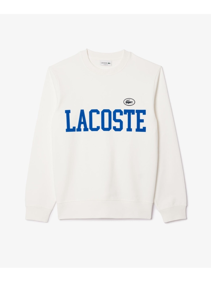 306早い者勝ちラコステLACOSTEスウェットビッグロゴ刺繍グレーセンターロゴ 楽天市場】【SALE／50%OFF】ビッグロゴ刺しゅうクルーネックスウェット