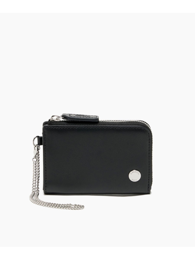 【SALE／30%OFF】シルバーブローチレザースマートキーケース LACOSTE ラコステ 財布・ポーチ・ケース その他の財布・ポーチ・ケース ブラック【RBA_E】【送料無料】[ Fashion]｜LACOSTE／ラコステ