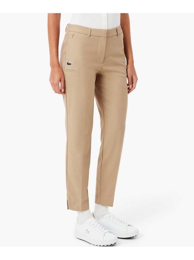 UVカット 吸水速乾 ウルトラドライ スリムフィットストレッチゴルフパンツ LACOSTE ラコステ パンツ チノパンツ ネイビー ベージュ【送料無料】[ Fashion]｜LACOSTE／ラコステ
