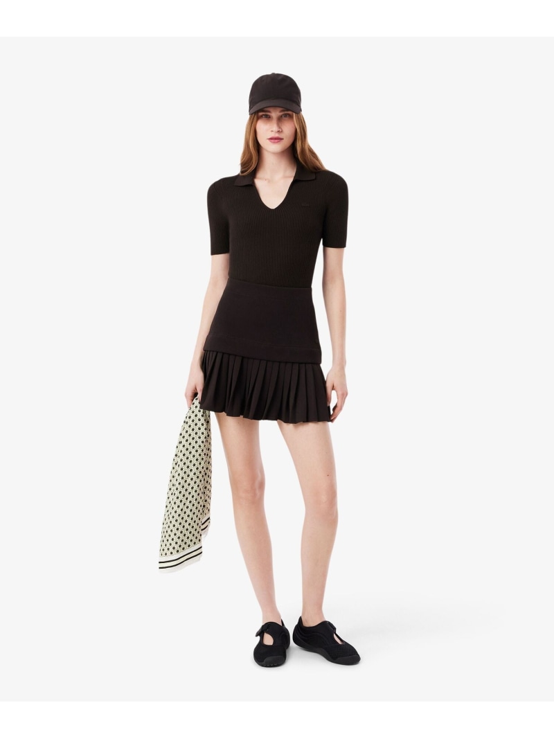 楽天市場】【SALE／50%OFF】配色ステッチプリーツテニススカート