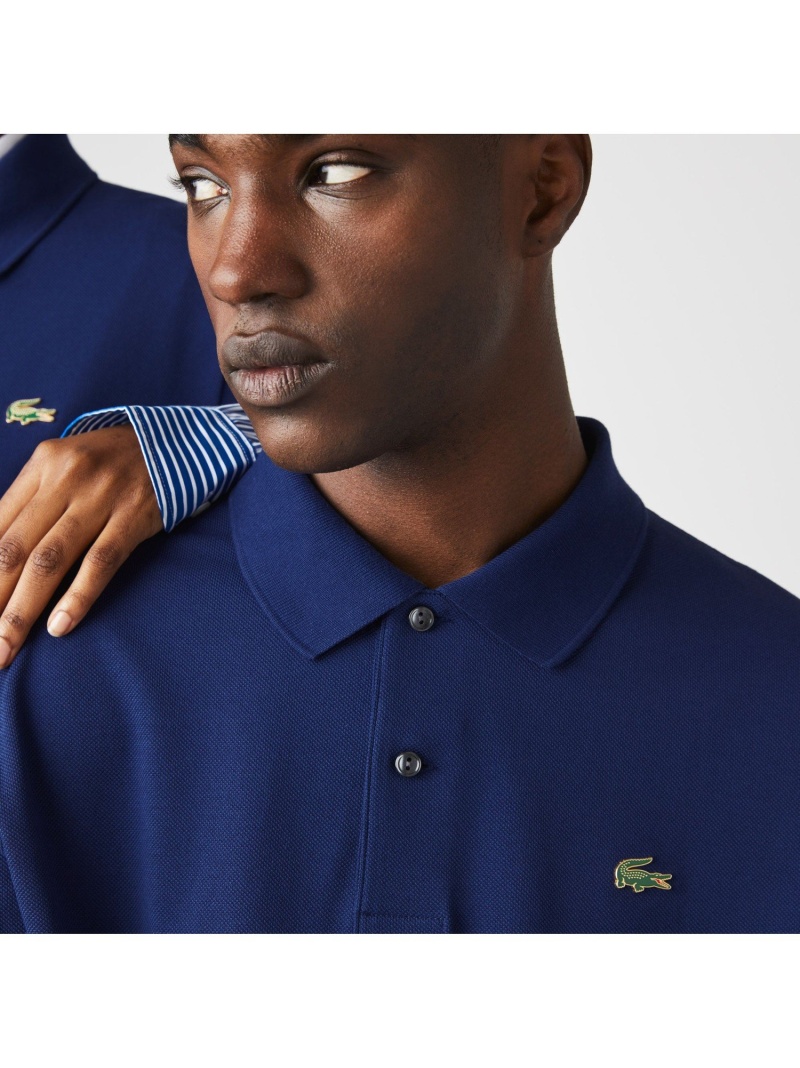 国内配送 Lacoste L Veメタルバッジルーズフィットポロシャツ Lacoste ラコステ カットソー ポロシャツ ブルー イエロー 送料無料 Rakuten Fashion 代引き手数料無料 Www Trailconnections Com