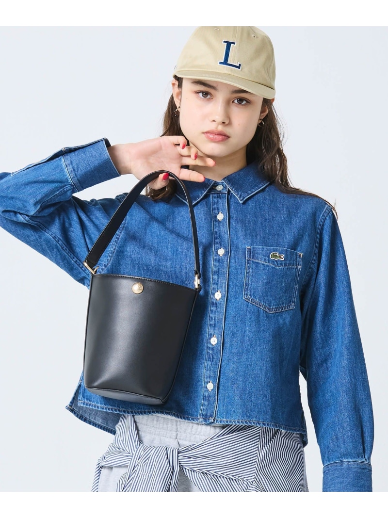テニスブリス バケットバッグ LACOSTE ラコステ バッグ ハンドバッグ ベージュ ブラック【送料無料】[ Fashion]