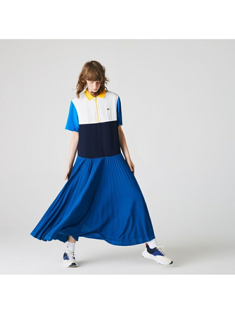 楽天市場 Sale 30 Off プリーツスカートポロシャツドレス Lacoste ラコステ ワンピース シャツワンピース Rba E 送料無料 Rakuten Fashion Lacoste ラコステ