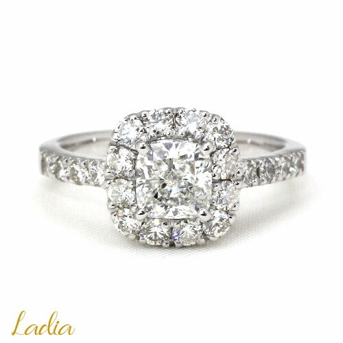 楽天市場】ダイヤモンド リング プリンセスカット Pt900 0.2ct