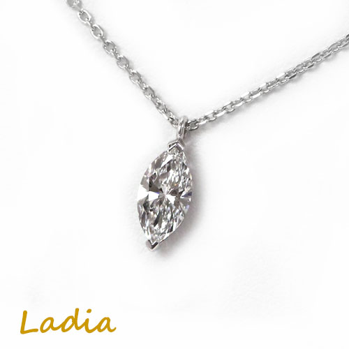 楽天市場】ダイヤモンド ネックレス マーキス 0.27ct Iカラー