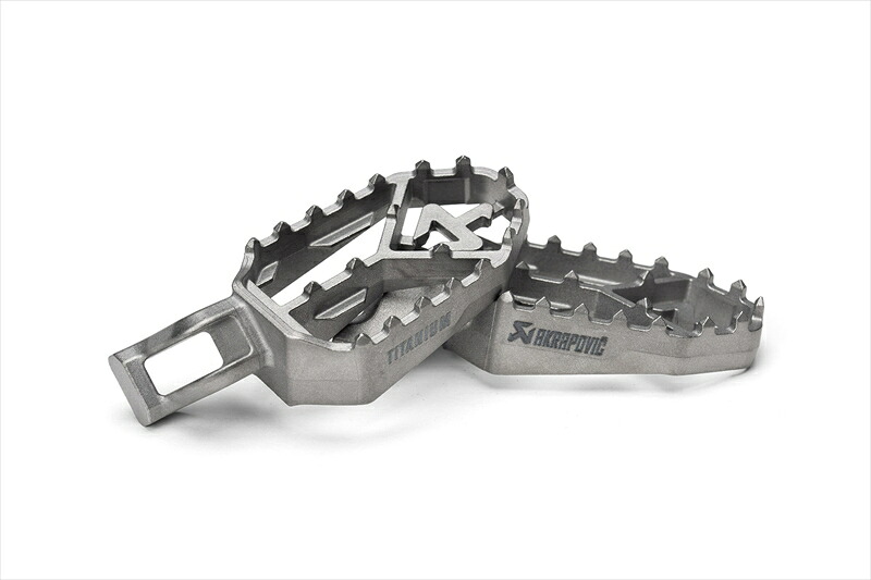 バイクパーツAKRAPOVIC(アクラポビッチ) アドベンチャーフットペグセット チタンF-T12T14550646346544|レディースバイクバイコオンライン