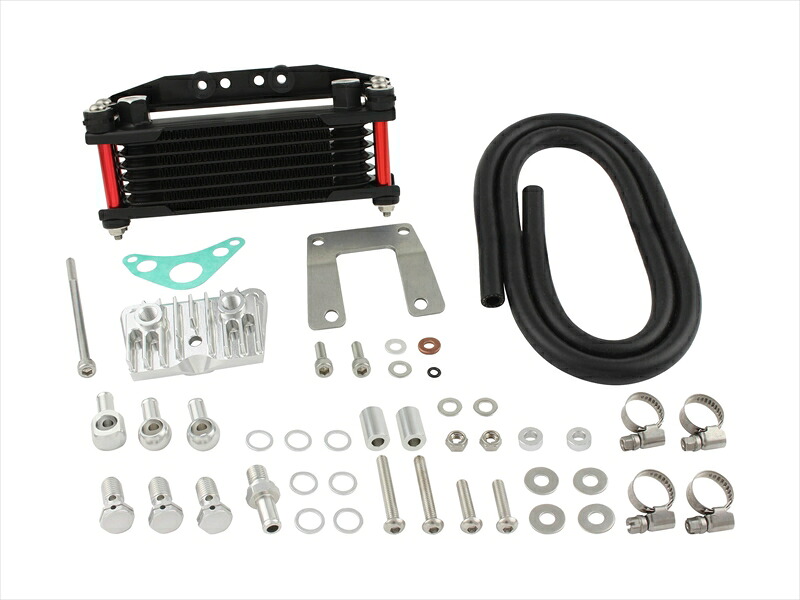 バイクパーツ 冷却系SHIFT UP(シフトアップ) オイルクーラーKIT コア8段 ヘッドボトムマウント 取出付216247-634580425073125|レディースバイクバイコオンライン