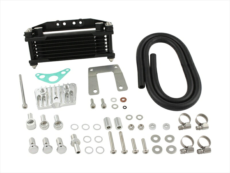 バイクパーツ 冷却系SHIFT UP(シフトアップ) オイルクーラーKIT コア8段 ヘッドボトムマウント 取出付216247-664580425073156|レディースバイクバイコオンライン