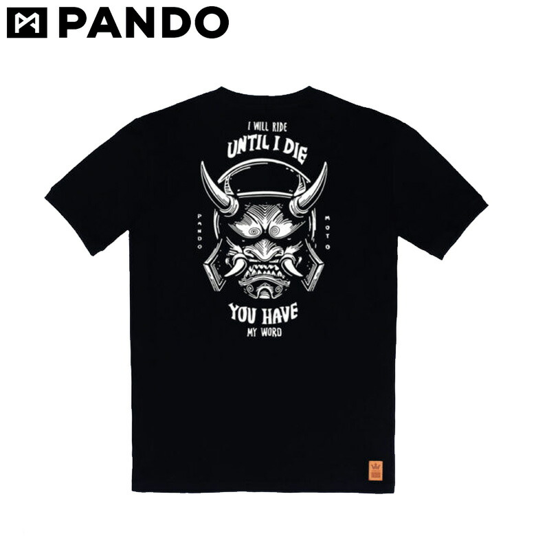 バイク用品Tシャツ PANDO MOTO(パンドモト)MIKE TILL DIE 1 Mike-till-die-1 アパレル 小さいサイズ有 BLACK(ブラック) 取寄品
