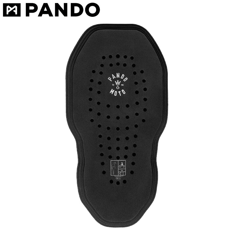 バイク用品プロテクター PANDO MOTO(パンドモト)Quatroflex back 01 Quatroflex-back-01 アパレル 保護具 BLACK(ブラック) 取寄品