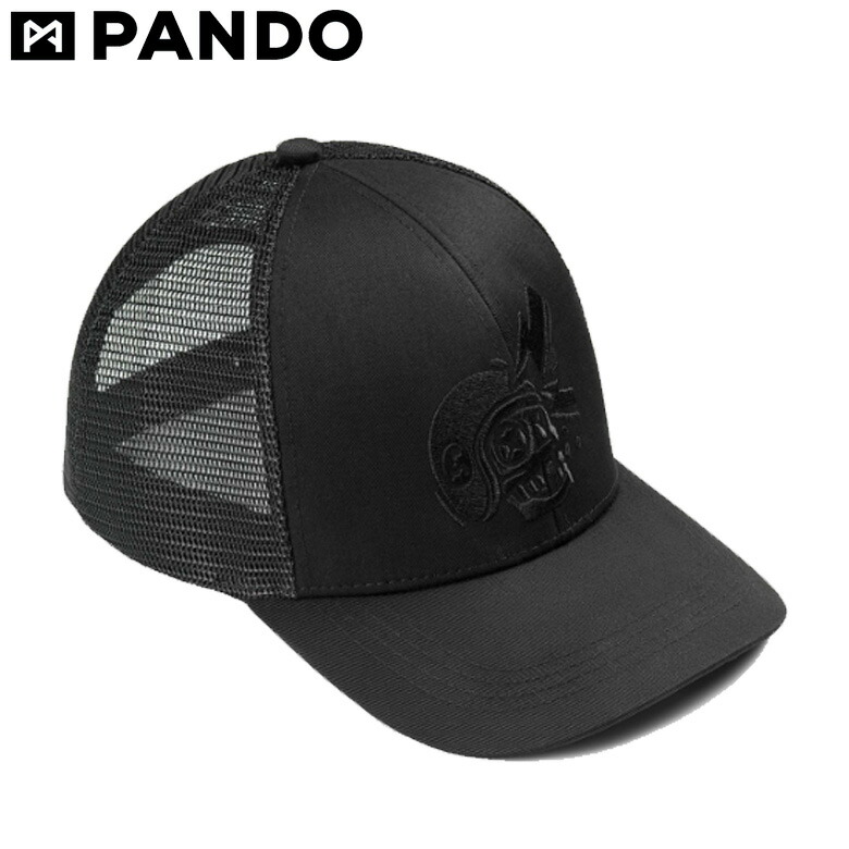 バイク用品キャップ PANDO MOTO(パンドモト)KABUTO SKULL 2 Kabuto-skull-2 アパレル 帽子 BLACK(ブラック) 取寄品