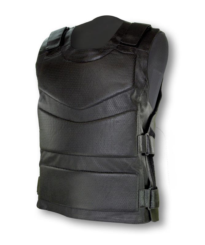 バイク用品 ウェア その他(ウェア) ライズ ARMED LEATHER VEST BK LL-3L RIDEZ 4527625081222