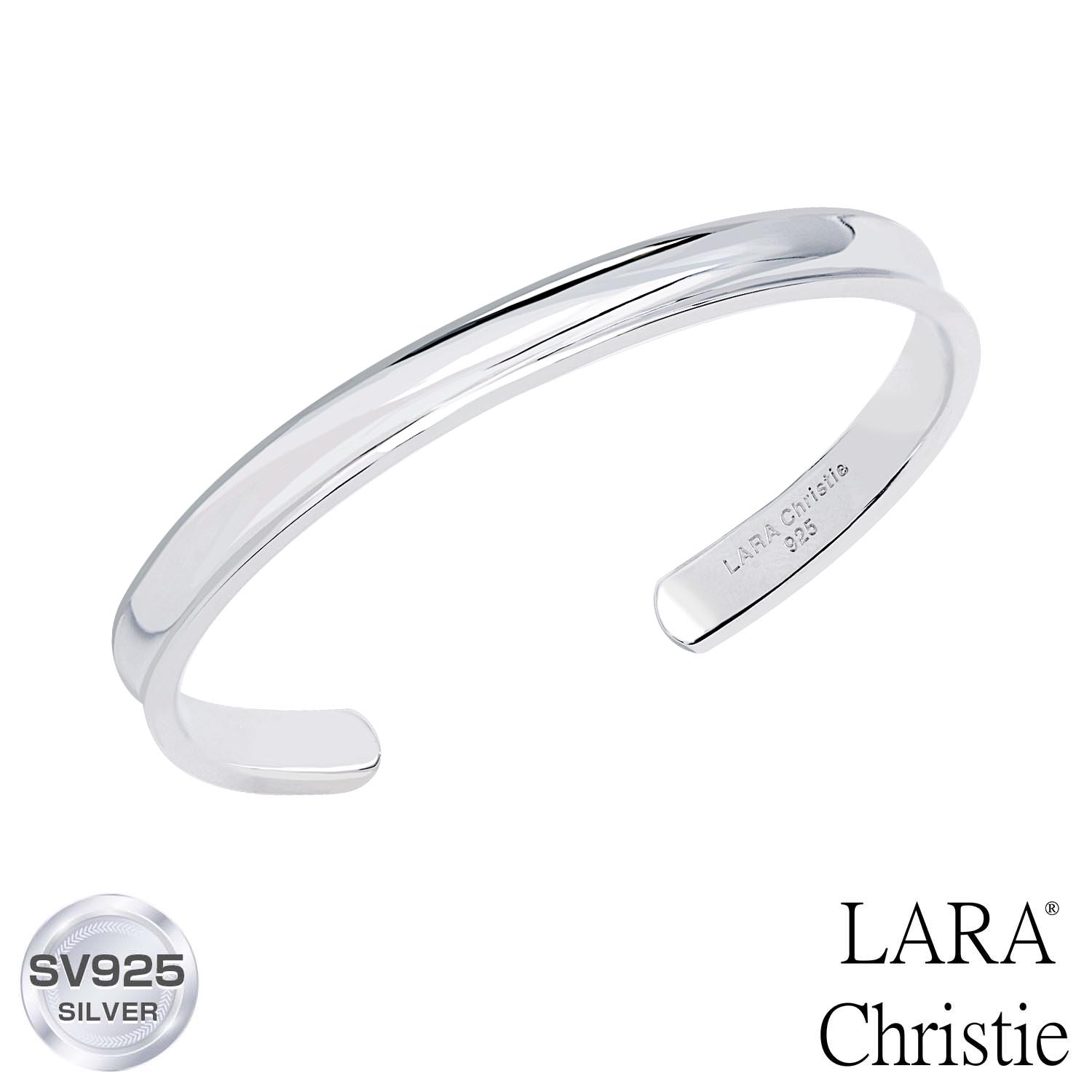 バングル レディース シルバー シンプルデザイン バングル [ WHITE Label ] LARA Christie (ララクリスティー) 誕生日プレゼント 30,745円