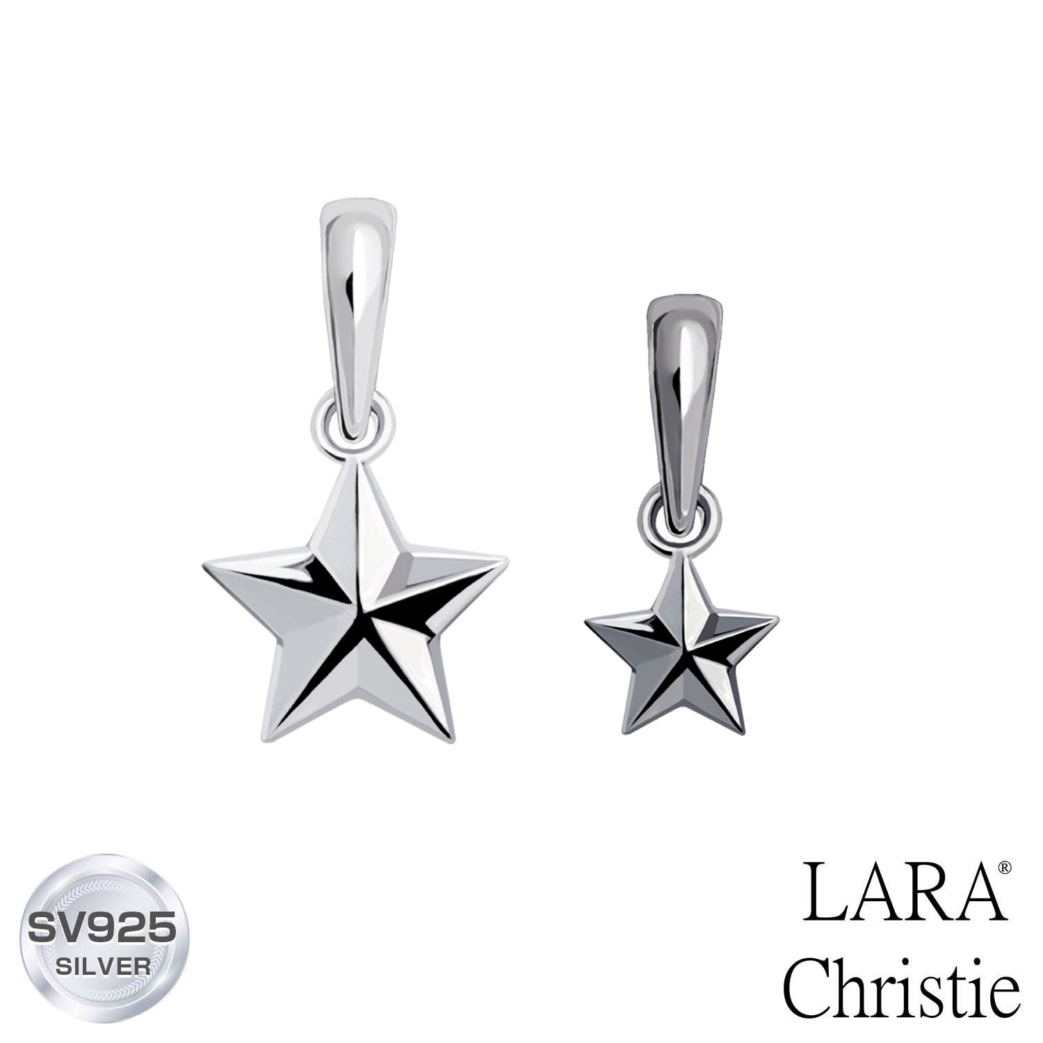 楽天市場】シルバーアクセサリー スターペンダントトップ STAR 星