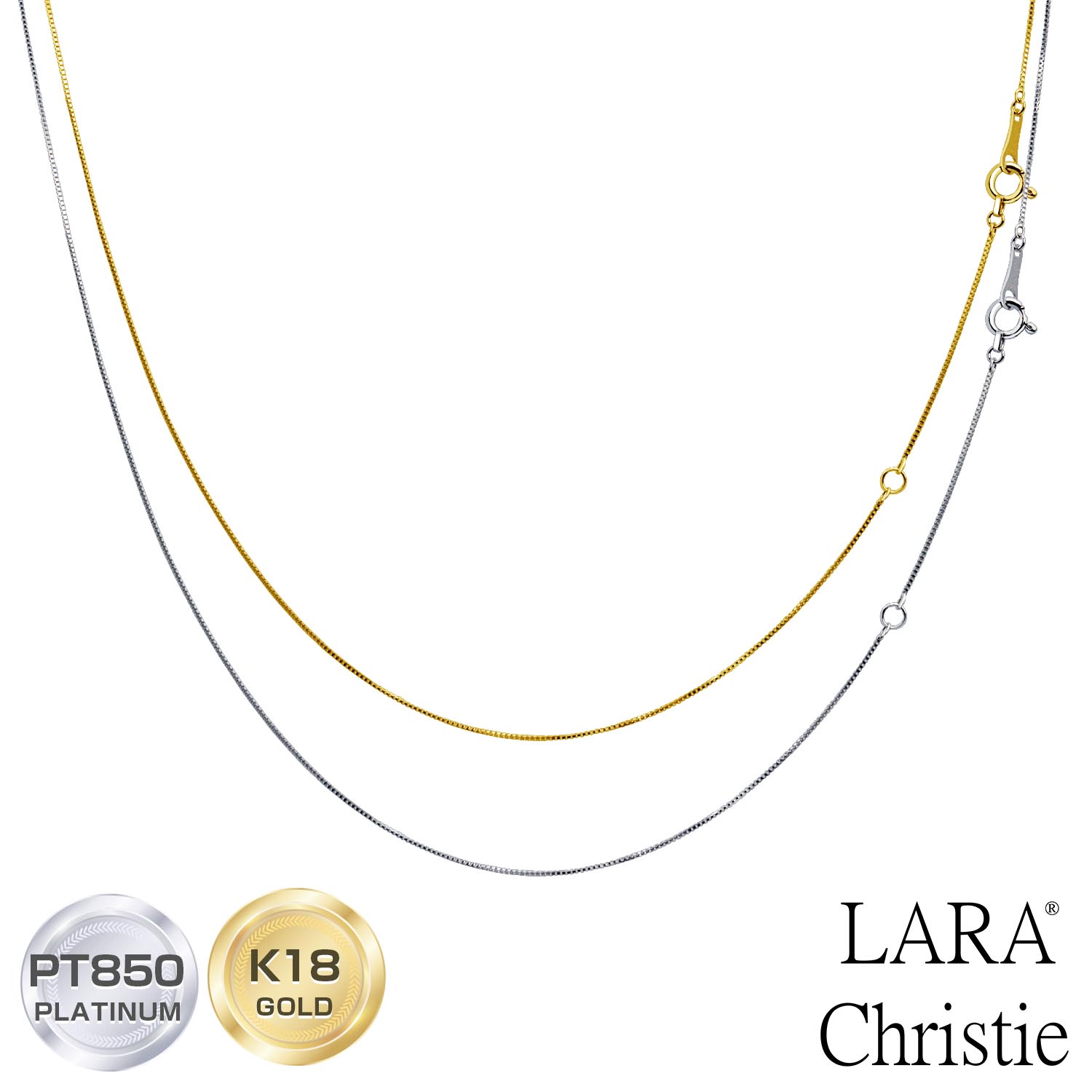 楽天市場】ララクリスティー ネックレス チェーン スクリュー 直径