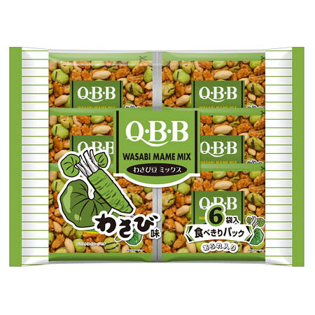 ＱＢＢ　わさび豆ミックス　６袋×12