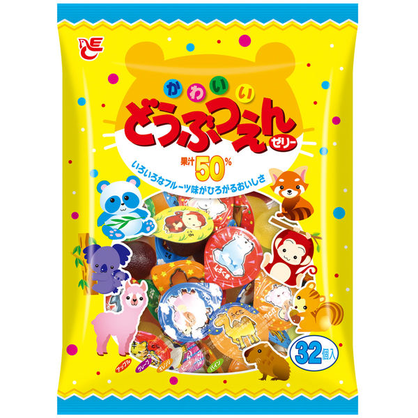 エース　どうぶつえんゼリー　32個×16