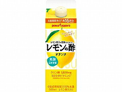 ポッカサッポロ レモン果汁を発酵させて作った酢 500mlx12