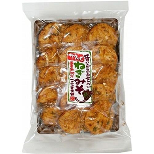 こめの里　サクッとねぎ味噌 15枚×12