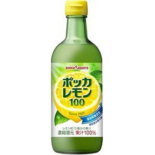 ポッカ　ポッカレモン１００　450ml×12