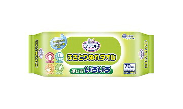 アテントふきとりぬれタオル70枚×12 5,079円