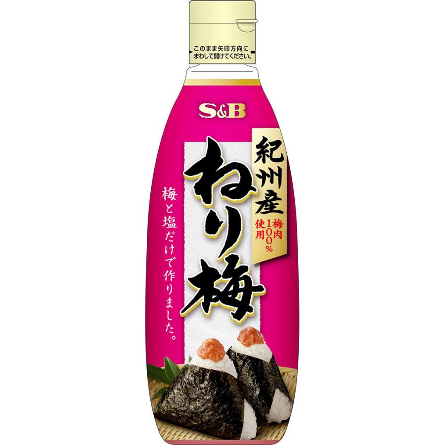 S&B 紀州産ねり梅 310g業務用×12