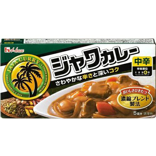 ハウス食品　ジャワカレー中辛　１０４ｇ×120