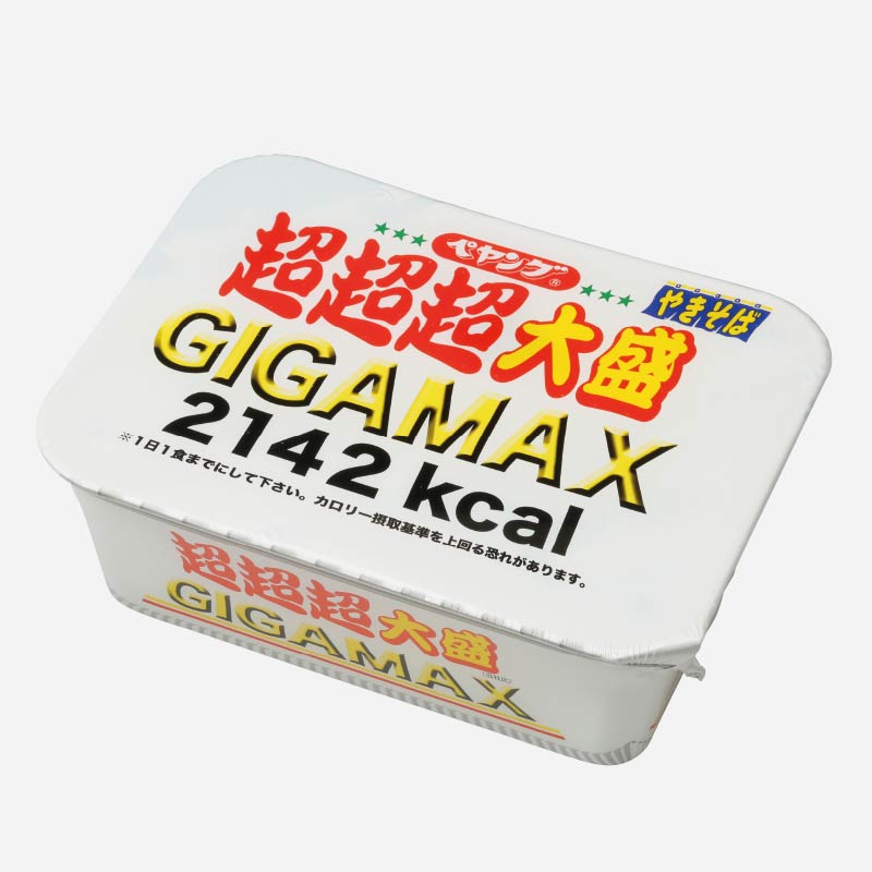楽天市場】[4種] ペヤング 超超超大盛り GIGAMAX やきそば /ガーリック