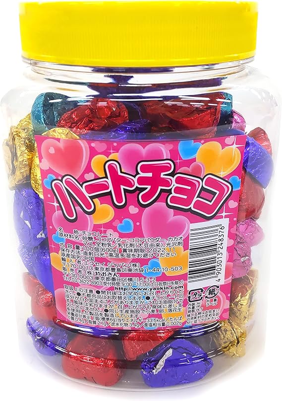 やおきん　ハートチョコ　１００個×12